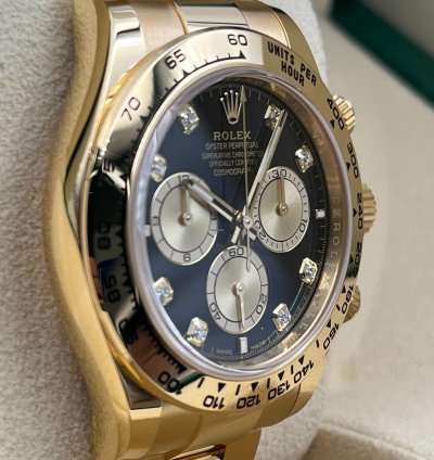Rolex Daytona Yellow Gold Black Diamond Dial 126508 Unworn 2024