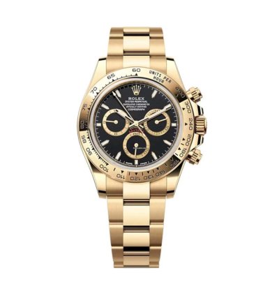 Rolex Daytona Yellow Gold Black Index Dial 126508 New 2024