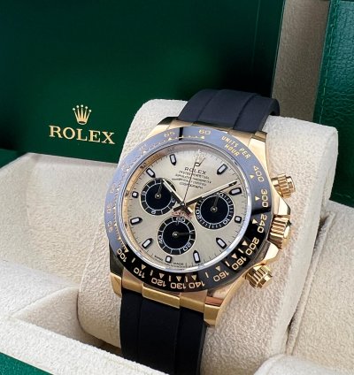 Rolex Daytona Yellow Gold Black Subdials