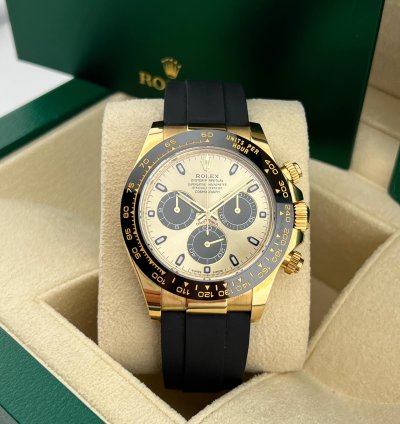 Rolex Daytona Yellow Gold Black Subdials