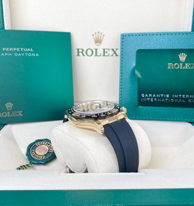 Rolex Daytona Yellow Gold Champagne Black 2023 Yml Pikachu Dial