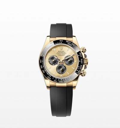 Rolex Daytona Yellow Gold Champagne Dial Oysterflex 126518ln New 2024