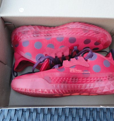 Adidas Harden Red Polka Dot Futurenatural Sneakers Sz 8