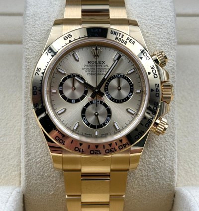 Rolex Daytona Yellow Gold Champagne Dial Yellow Gold Bracelet 126508 Unworn 2024