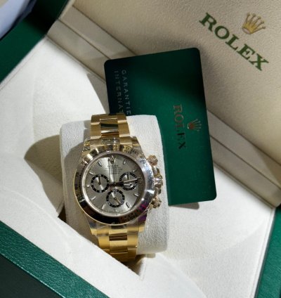 Rolex Daytona Yellow Gold Champagne Index Dial 126508 New 2024