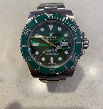 Rolex Submariner Date Hulk Fullset Nuovo Mai Indossato