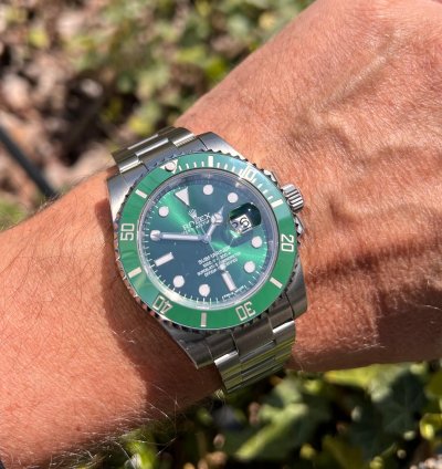 Rolex Submariner Date Hulk New 2011 Full Sticker On Full Set Lc 160