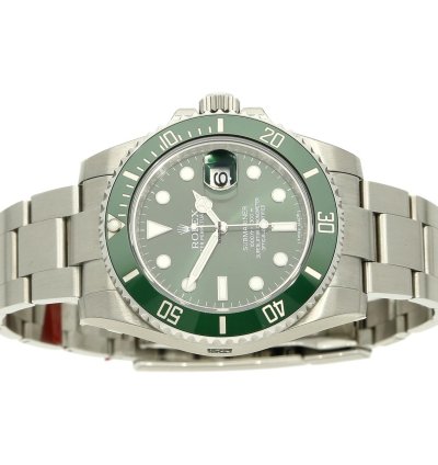 Rolex Submariner Date Hulk New 2011 Full Sticker On Full Set Lc 160