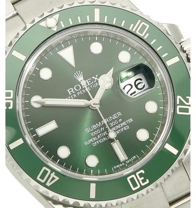Rolex Submariner Date Hulk New 2011 Full Sticker On Full Set Lc 160