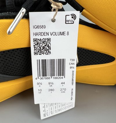 Adidas Harden Volume 8 Men Basketball Shoes Us 10