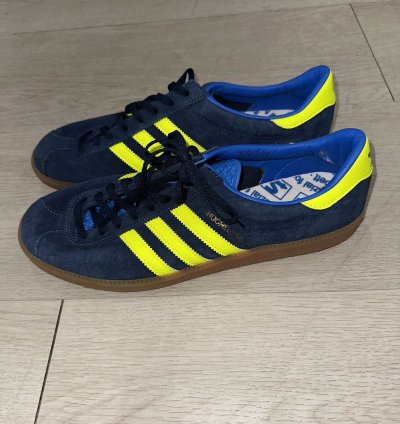 Adidas Hochelaga Spzl Night Indigo Solar Yellow Sneakers