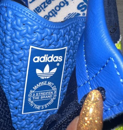 Adidas Hochelaga Spzl Night Indigo Solar Yellow Sneakers