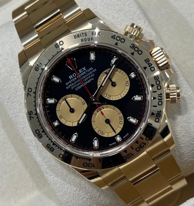 Rolex Daytona Yellow Gold Daytona Paul Newman 2022 Unworn 116508 Box And Papers