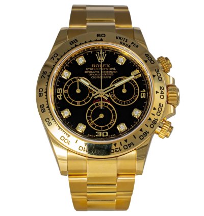 Rolex Daytona Yellow Gold Diamond Dial 116508 New