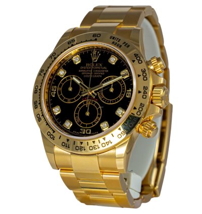 Rolex Daytona Yellow Gold Diamond Dial 116508 New
