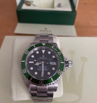 Rolex Submariner Date Kermit Full Set Revision Und Aufarbeitung Mitte 2022