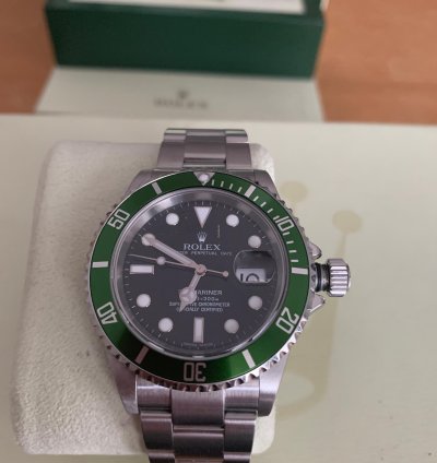 Rolex Submariner Date Kermit Full Set Revision Und Aufarbeitung Mitte 2022