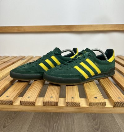 Adidas Jeans Green Shoes Sneakers Vintage