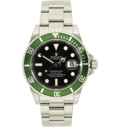 Rolex Submariner Date Kermit Full Sticker On Full Set 2010