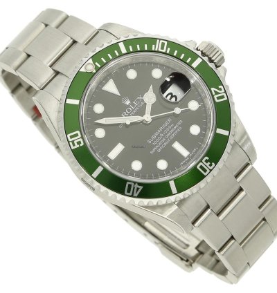 Rolex Submariner Date Kermit Full Sticker On Full Set 2010