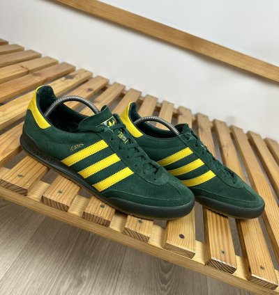 Adidas Jeans Green Shoes Sneakers Vintage