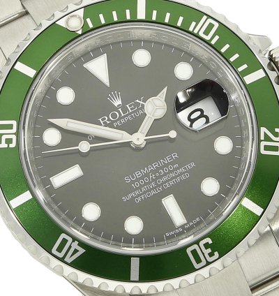 Rolex Submariner Date Kermit Full Sticker On Full Set 2010
