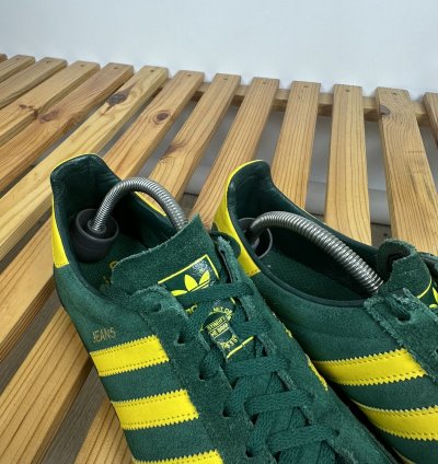 Adidas Jeans Green Shoes Sneakers Vintage