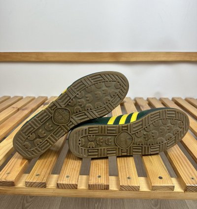 Adidas Jeans Green Shoes Sneakers Vintage