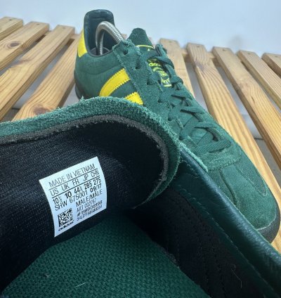 Adidas Jeans Green Shoes Sneakers Vintage