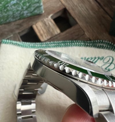 Rolex Submariner Date Kermit Nos Fat Four Mk1 Full Set Sticker 16610lv