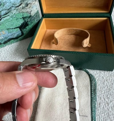 Rolex Submariner Date Kermit Nos Fat Four Mk1 Full Set Sticker 16610lv