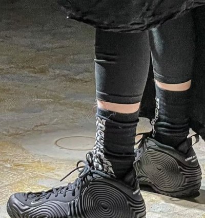 Nike Comme Des Garcons Homme Plus Air Foamposite One Black
