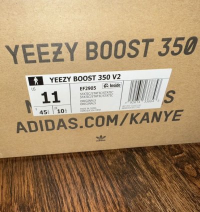 Adidas Kanye West Yeezy Boost 350 V2 Static Ef2905 Size 11