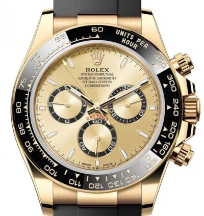Rolex Daytona Yellow Gold Oysterflex Champagne 126518ln Unworn 2024