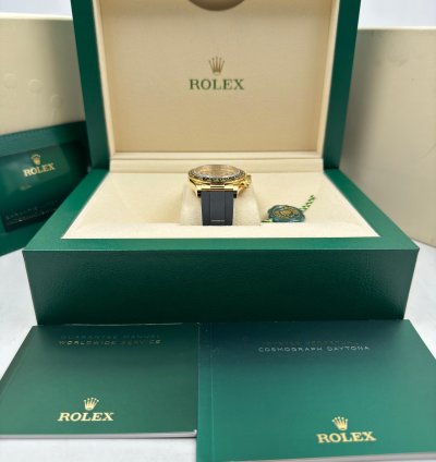 Rolex Daytona Yellow Gold Oysterflex Champagne 126518ln Unworn 2024