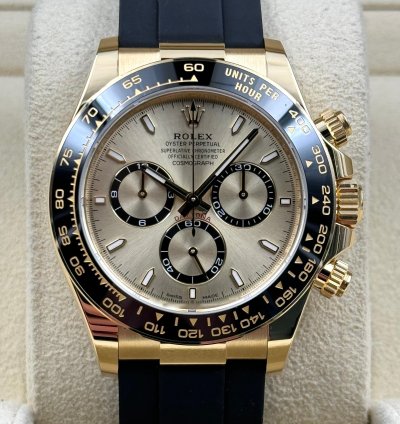 Rolex Daytona Yellow Gold Oysterflex Champagne 126518ln Unworn 2024