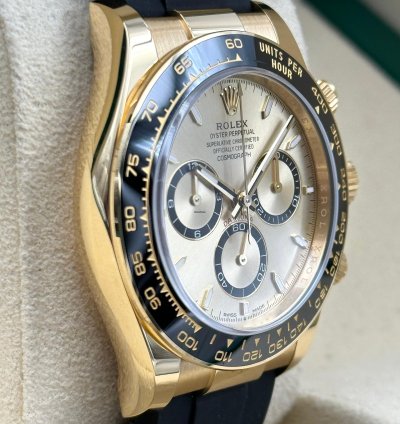 Rolex Daytona Yellow Gold Oysterflex Champagne 126518ln Unworn 2024