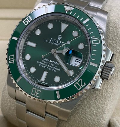Rolex Submariner Date New Old Stock 2019 Submariner Date Hulk Unworn 116610lv Full Set