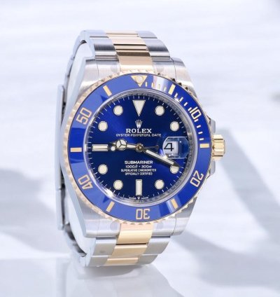 Rolex Submariner Date Oyster Submariner Gold Steel Blue Dial 41 Mm Unworn 2024