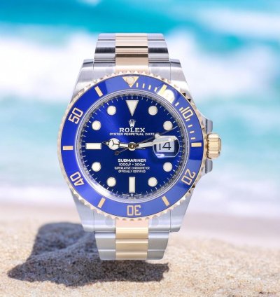 Rolex Submariner Date Oyster Submariner Gold Steel Blue Dial 41 Mm Unworn 2024