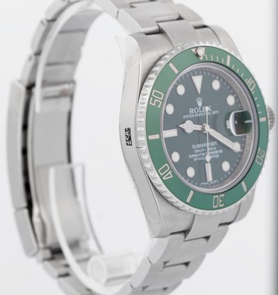 Rolex Submariner Date Papers New Old Stock Stickered Rolex Submariner Date Hulk Green 116610 Lv Box
