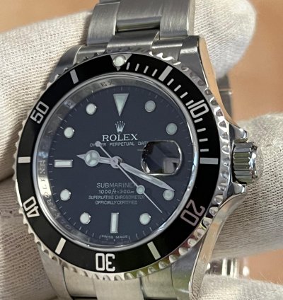 Rolex Submariner Date Ref 16610 Neu Open Papers Lc 100 Deutsch Verklebt