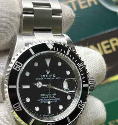 Rolex Submariner Date Ref 16610 Neu Open Papers Lc 100 Deutsch Verklebt