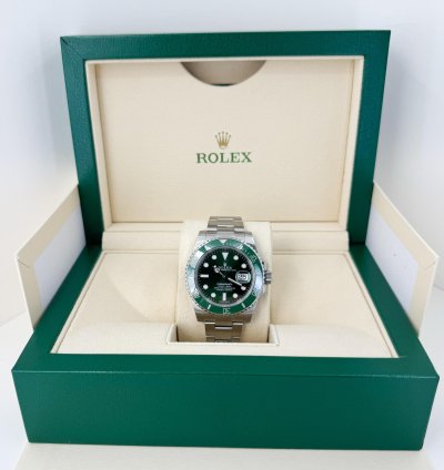 Rolex Submariner Date Stainless Steel Green Dial Hulk