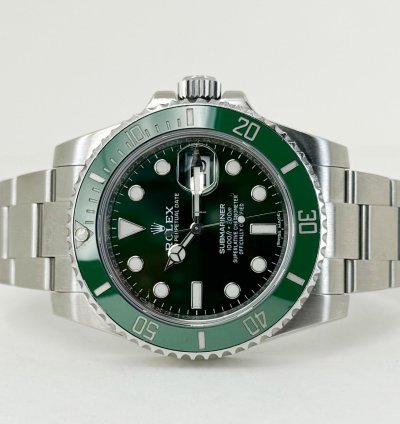 Rolex Submariner Date Stainless Steel Green Dial Hulk