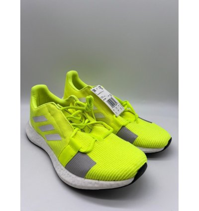 Adidas Men Senseboost Go Neon Yellow Sneakers Ef1580 10