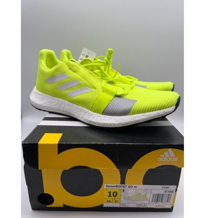 Adidas Men Senseboost Go Neon Yellow Sneakers Ef1580 10