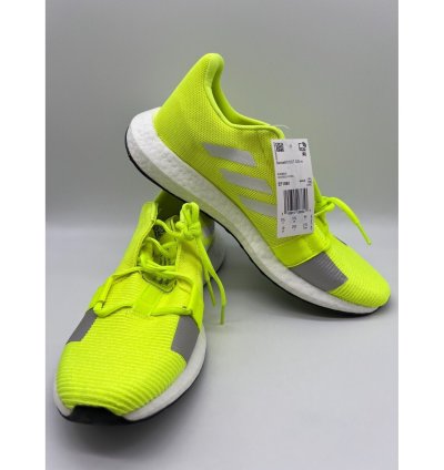 Adidas Men Senseboost Go Neon Yellow Sneakers Ef1580 10
