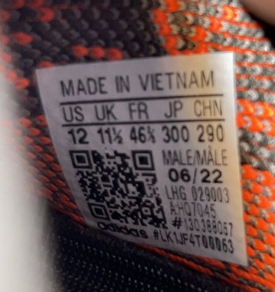 Adidas Men Syeezy Boost 350 V2 Carbon Beluga Size 12 Hq7045