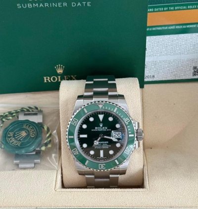 Rolex Submariner Date Unworn Full Set Hulk 116610lv - Top Condition